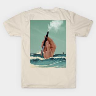 Smoke Signal - Surreal/Collage Art T-Shirt